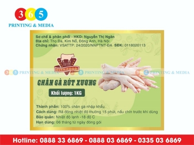 Tem Thịt Gà Đông lạnh